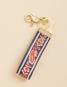 Grab-N-Go Keychain Kalalanta Paisley from Spartina 449 Cute Car Keychains, Keychain Inspo Aesthetic, Key Chains Aesthetic, Beachy Car, Cute Keychains For Car Keys, Cyprus Aesthetic, Boho Keychains, Car Keychain Ideas, Wristlet Lanyard