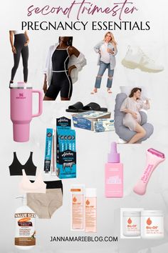 pregnant woman's essentials for the second trimester pregancy essentials