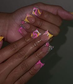 Short Duckies, Acrylic Toe Nails, Hard Nails, Gel Acrylic Nails, Gel Nails Diy, Colored Acrylic Nails, French Acrylic Nails, Short Square Acrylic Nails