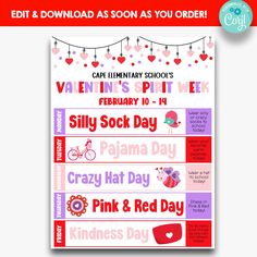 valentine's day printables for kids to use on their own wallpaper