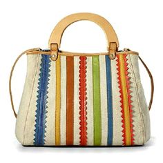 Striped Top Handle Bag For Everyday Use, Striped Top Handle Bag For Shopping, Striped Bag With Leather Handles For Everyday Use, Retro Satchel With Leather Handles For Shopping, Multicolor Leather Satchel With Handle Drop, Satchel Tote Bag, Satchel Tote, Window Home Decor, Kids Home