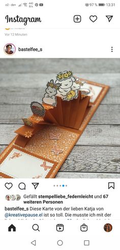 an instagram page with some pictures on it