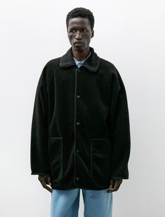 MAN-TLE R17 Fleece-1 Black 300 Jacket – Neighbour Face Features, Knit Swimwear, Fog Linen Work, Calvin Klein 205w39nyc, Christopher Raeburn, Studio Nicholson, Accessories Bags Shoes, Natural Line, Denim Sweater