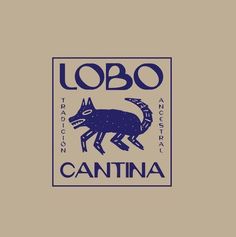 the logo for lobo, an italian brand that has been designed by graphic artist and designer