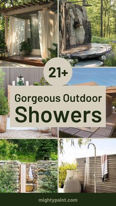 the best outdoor shower designs for your backyard