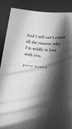 an open book with a poem written on the page and it says, and i still can't count all the reason why