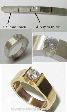 how to make a diamond ring step by step with pictures and instructions for making it