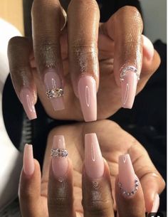 Cute Acrylic Nail Designs, Simple Nail Designs, Short Acrylic Nails, Creative Nails, Gold Nails, Gorgeous Nails, Cute Acrylic Nails