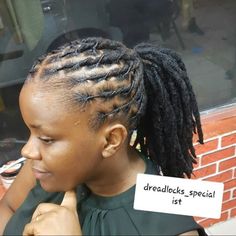 Official Dreadlock Styles For Women, How To Style Artificial Dreadlocks, Artificial Locs Hairstyles, Artificial Locs Styles, Artificial Dreads Styles, Simple Dreadlocks Styles, Artificial Dreadlocks Hairstyles, Dreads Short Hair, Short Dreadlocks