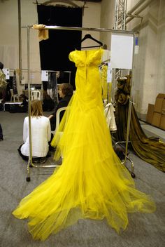 .. Yellow Tulle Gown, All Things Yellow, Yellow Gown, Rainbow Fashion, Tulle Gown, Sunshine Yellow, Sunny Yellow, Solar Plexus