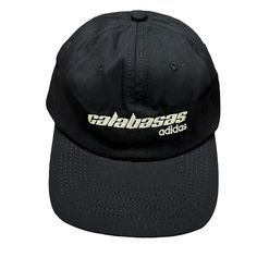 Adjustable Cotton Ball Cap Yeezy Calabasas Season 5 Adidas Embroidered Logo 100% Cotton Black New With Saks Fifth Avenue Tag Casual Adidas Hat With Curved Visor, Casual Adidas Logo Hats For Outdoor, Casual Adidas Logo Cap, Casual Adidas Outdoor Hat, Casual Breathable Baseball Cap For Streetwear, Adidas Logo Baseball Cap With Curved Visor For Streetwear, Adidas Logo Baseball Cap For Streetwear, Casual Adidas Logo Snapback Baseball Cap, Casual Adidas Logo Snapback Hat