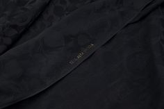 FLORAL SILK JACQUARD FABRIC This luxurious Italian silk fabric in deep black with woven floral jacquard pattern exudes elegance and sophistication. The high-quality "Alta Moda" silk is wonderfully soft, drapes beautifully, and combines matte and shiny sections in the premium jacquard weave, making each garment unique and distinctive. Ideal for elegant dresses, blouses, skirts, or accessories like scarves and shawls. 𝑷𝑹𝑶𝑫𝑼𝑪𝑻𝑫𝑬𝑻𝑨𝑰𝑳𝑺 ‣ Material: Silk Jacquard ‣ Fiber: 100% silk ‣ Widt Black Floral Pattern, Floral Jacquard, Jacquard Pattern, Floral Color, Black Handle, Deep Black, Jacquard Weave, Jacquard Fabric, Vintage Buttons