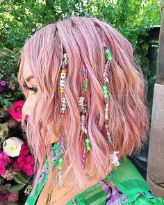 Festival Hair Trends, Rave Hairstyles, Music Festival Hair, Coachella Hair, Kristina Webb, Visuell Identitet, Fest Outfits, Hippie Hair