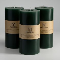 PRICES MAY VARY. 【INSPIRED BY NATURE】 - MOZEAL unscented pillar candle brings nature indoor,light your space and create a atmosphere of peace,just the all-natural warmth of pure wax wafting through every inch of your space. 【Exquisite craftsmanship】:Each candle in MOZEAL is hand-poured and hand-painted by master craftsmen.High-quality paraffin wax and cotton wick,all burn-tested ex-factory,make sure every candle you received is odorless, smokeless and dripless 【EXTREME LONG BURNING TIME】 - Candl Blue Pillar Candles, Style For Wedding, Home Decor Dark, Large Pillar Candles, Dinner Christmas, Country Style Wedding, Garden Candles, Blue Candles, Ceiling Fan In Kitchen