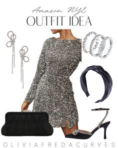 New Years Eve Outfit New Year Dress Ideas, Sparkly Outfits, Clothing Staples, New Years Dress, Party Fashion, New Years Eve