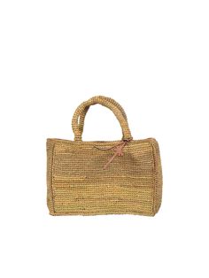 Two top handles Open top Main compartment Internal logo patch Woven raffia design Logo charm Color: green Depth: 11cm Height: 20cm Width: 26cm 100% Raffia Composition: 100% Raffia Summer Bags With Handle Drop In Natural Color, Natural Top Handle Straw Bag With Handle Drop, Summer Bags In Natural Color, Natural Color Double Handle Bag With Handle Drop, Straw Bag For Daily Use In Summer, Natural Double Handle Bag With Handle Drop, Natural Shoulder Bag With Handle Drop For Summer, Everyday Use Straw Tote Bag, Vacation Top Handle Shoulder Bag