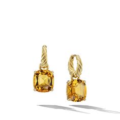 A celebration of color and natural beauty, inspired by the sunsets of Costa del Sol. Contemporary faceting techniques borrowed from traditional antique cuts highlight the vibrant depth of each stone. 18-karat yellow gold Citrine, 10.70 total carat weight Stone, 11mm Total length, 33.7mm Earring drop length, 25mm David Yurman Style #: E17994 88ACI Luxury Yellow Gold Citrine Earrings, Luxury Yellow Gemstone Earrings, Womens Wedding Bands, Engagement Ring Wedding Band, David Yurman, Mens Wedding Bands, Marbella, Wedding Men, Estate Jewelry