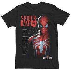 a black spider man t - shirt with the words spiderman on it