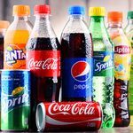 many different types of sodas and soft drinks