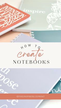 notebooks with the title how to create notebooks