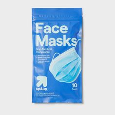 up&up™ Disposable Non-Medical Face Masks are made of three filtering layers, providing defense against infections, dust, allergens and pollen. Made with soft non-woven filter cloth, these masks are breathable and skin friendly. The middle layer is made of melt-blown material that acts as a filter and stops smaller particles from entering or exiting the mask, providing more protection than normal cloth masks. These disposable face masks are 10 pieces in a portable airtight zipper pouch. We believ Disposable Face Mask, Medical Mask, Carters Baby Boys, Medical Masks, Carters Baby, Tornado, The Mask, Medical Supplies, Zipper Pouch