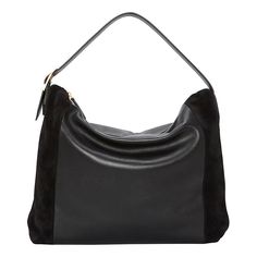 Vince Camuto Haley Leather Hobo  The Haley Hobo, crafted from genuine leather, drapes beautifully when worn on your shoulder. It features a secure zip top closure and an adjustable shoulder strap with an eye-catching brasstone buckle accent. Leather-backed Hobo Bag For Evening, Chic Hobo Bag With Leather Backing, Chic Leather Hobo Bag With Zipper Closure, Leather Hobo Bag For Fall Evening, Chic Shoulder Bag With Leather Backing For Fall, Chic Evening Shoulder Bag With Leather Backing, Elegant Evening Hobo Bag With Leather Backing, Pig Skin, Leather Hobo