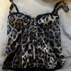 Leopard Corset, Leopard Print Corset, Leopard Print Top, Fashion Fits, Dream Clothes, Print Top, Corset Top, Victoria Beckham