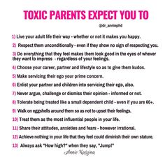 Parent Wounds, Be Your Own Person, Toxic Parent, Tolerate It, Narcissistic Family, Narcissism Quotes, Narcissism Relationships, Toxic Parents, Mental Health Facts