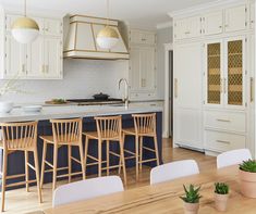 Kitchen Remodel with Modern Finishings and Gold Hardware