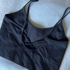 Nwot - I Only Wore This Twice. Realized I Needed A Smaller Fit After Doing So. I Have Medium In Some Other Aurora Pieces, But This One Was A Little Big On Me! Great Condition, Like New. Mesh Top Dress, Free Crop, Black Halter Top, Purple Nikes, Black Halter, Athleisure Wear, Long Crop Top, Ribbed Tank Tops, Print Crop Tops