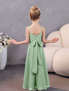 Elevate your bridesmaid game with our Spaghetti Straps Chiffon Junior Bridesmaid Dresses. These sophisticated dresses feature delicate spaghetti straps and a charming bow tie, all made of high-quality chiffon. Perfect for any junior bridesmaid looking to feel elegant and stylish on your special day. Bridesmaid Dresses With Bow, Bridesmaid Games, Dresses With Bow, Junior Bridesmaids, Sophisticated Dress, Junior Bridesmaid Dresses, Junior Bridesmaid, Slate Blue, Dress With Bow