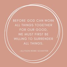 a quote from allyson rowe schafer about work