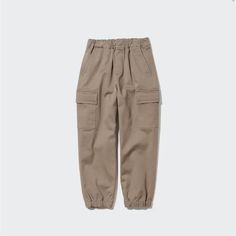 Pair Of Joggers Including Black And Taupe Nwot With Adjustable Waist For Growing Children Pants Are Usually Out Of Stock Cargo Pocket Design, Uniqlo Kids, Jogging Style, Cargo Joggers, Sleek Look, Kids Bottoms, Jogger Pants, Uniqlo, Jogging