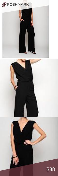 Oliver Grace 'Sabrina' Jumpsuit Black Drapey Jumpsuit. Sold out online. Elastic waist, pockets, v-neck and back. Never worn. Oliver Grace Other Jumpsuit Black, Black Jumpsuit, Capri Pants, Elastic Waist, Jumpsuit, Size Medium, V Neck, Elastic, Fashion Design