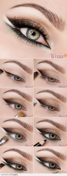 Makeup 2016 Makeup Trends, Mermaid Beauty, Tutorial Eyeliner, Eyeliner Tips, Eyeliner Hacks, Blue Eyeliner, Eye Liner Tricks, Beauty Make-up