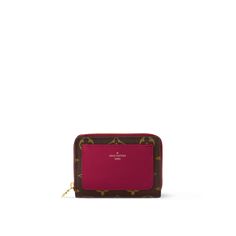 LOUIS VUITTON® - Lou Wallet - Fuchsia My Shopping List, Pink Monogram, Luxury Wallet, Daily Necessities, Louis Vuitton Official, Colored Leather, Bifold Wallet, Wallet Bag, Small Leather Goods