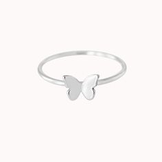 Shimmering wings, delicately perched on your finger 🦋 our graceful Butterfly Ring is sustainably handcrafted to order order, right here in our little studio! Check out the entire Butterfly Collection here: https://www.etsy.com/shop/NOLIAjewelry?ref=mini_mfts_name&listing_id=740161864&search_query=butterfly And our even daintier version of this ring here: https://www.etsy.com/listing/1509711976/tiny-butterfly-ring-gold-silver-or-rose DETAILS  * Available in 14k Gold Filled, 14k Rose Gold Filled, Birthday For Mom, Feminine Minimalist, Tiny Butterfly, Butterfly Collection, Mom Friend, Rosé Details, Minimalist Gifts, Butterfly Ring, Stacking Ring