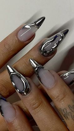 🖤 Press On Nails Tips, Long Almond, Nails Nude, Nails Tips, Build Relationships, Manicure Tips, Nail Type, Black Y2k, Nail Forms