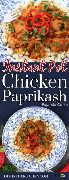 instant pot chicken paprikash recipe