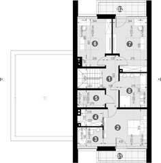 the floor plan for an apartment building