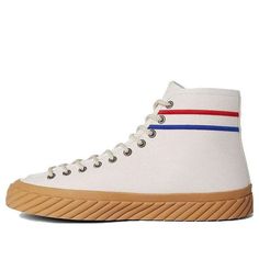 Gucci Interlock G High-Top Sneakers 'White Red Blue' 703033-9ARZ0-9097 Gucci White High-top Sneakers Sporty Style, Gucci White Sporty High-top Sneakers, Sporty Gucci White High-top Sneakers, White Sporty Gucci High-top Sneakers, Casual Gucci High-top Sneakers With Round Toe, Gucci High-top Sneakers With Vulcanized Sole, Gucci High-top Sneakers With Rubber Sole, Gucci High-top Sneakers With Laces, Gucci High-top Sneakers With Red Sole