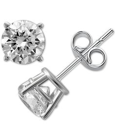 Sweet sixteen, graduation or any big moment; make it special with these beautiful diamond stud earrings. Macy's Diamond Earrings With Prong Setting As Gift, Macy's Round Cut Diamond Earrings, Macy's Brilliant Cut Earrings Gift, Classic Round Diamond Earrings From Macy's, Macy's Classic Brilliant Cut Diamond Earrings, Macy's Brilliant Cut Diamond Earrings, Macy's Brilliant Cut Round Earrings, Macy's Diamond Cut Earrings, Classic Brilliant Cut Earrings By Macy's