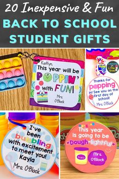 the back to school student gifts are great for teachers and students who want to do something