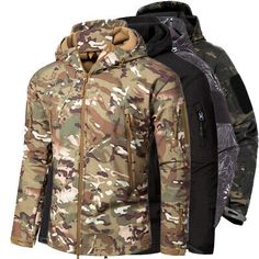 Trendy Fashion Waterproof Mens Tactical Jacket Soft Shell Coat Army Military Jacket Windbreaker, Mens winter Coats jacket Mens Winter Coats, Tactical Jacket, Mens Winter Coat, Mens Winter, Military Army, Fish Camp, Winter Coats, Paintball, Winter Coats Jackets