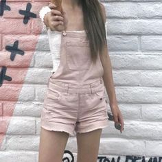 New Light Pink Overalls With Buttons On Side. Perfect Paired With A White Crop Top. Fitted Shortalls For Summer, Fitted Summer Shortalls, Cotton Short Length Jumpsuits And Rompers For Spring, Casual Pink Overalls For Summer, Casual Pink Summer Overalls, Pink Overall Bottoms For Spring, Trendy Cotton Overalls, Summer Short Length Jumpsuits And Rompers With Pockets, Trendy Fitted Shortalls For Summer