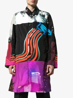 DRIES VAN NOTEN x YOSHIROTTEN ROAL PRINT COAT 50 Designer Graphic Print Winter Outerwear, Designer Winter Outerwear With Graphic Print, Designer Spring Outerwear With Graphic Print, Boy George, Print Coat, Dries Van Noten, Graphic Designer, Color Patterns, Camo