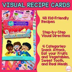 the virtual recipe cards for kids