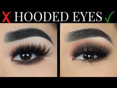 Makeup Looks For Brown Hooded Eyes, Eyeshadow Small Eyelids, Smokey Brown Eye Makeup Hooded Eyes, Brown Smokey Eye For Hooded Eyes, Smokey Eye For Small Hooded Eyes, Smokey Eye Makeup Step By Step Hooded Eyes, Smokey For Hooded Eyes, Makeup Hooded Brown Eyes, Smokey Eye Small Eyes