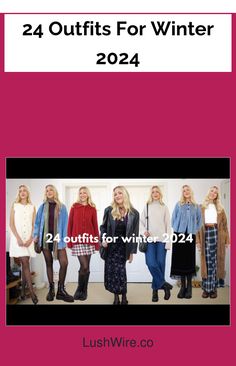 24 Outfits For Winter 2024 Moisturizing Foundation, Multiple Outfits, Statement Coat, Tailored Coat, Cozy Outfit, Oversized Sweater, Waterproof Boots, Winter Looks