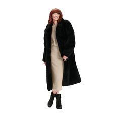 Crafted From Genuine Toscana Shearling, This Full-Body Coat Adds A Little Glam To Total Warmth And Comfort. * 43" Back Length (Size Small) * Front Snap Closure * Side Pockets * Lined * 100% Genuine Toscana Shearling (Turkey) With Leather Trim * Professional Fur Clean * Imported * Women's Clothing Chic Black Sheepskin Fur Coat, Chic Black Shearling Fur Coat, Black Faux Fur Coat For Work, Black Faux Fur Coat For Workwear, Classic Black Fur Coat With Faux Fur Trim, Ugg Coat, Ugg Jacket, Long Teddy Coat, Fur Trench Coat